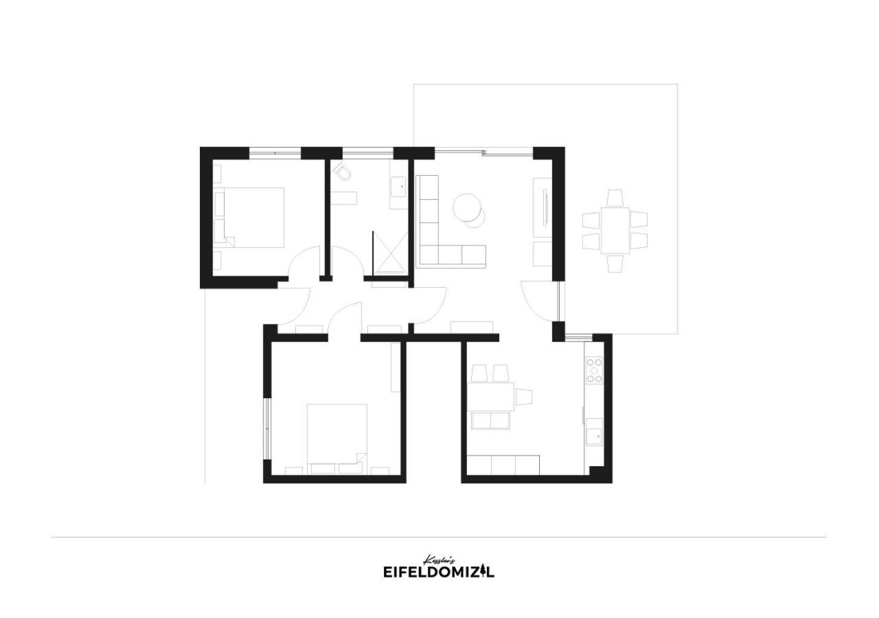 Ferienwohnung Kessler'S Eifeldomizil Auw bei Prum Extérieur photo